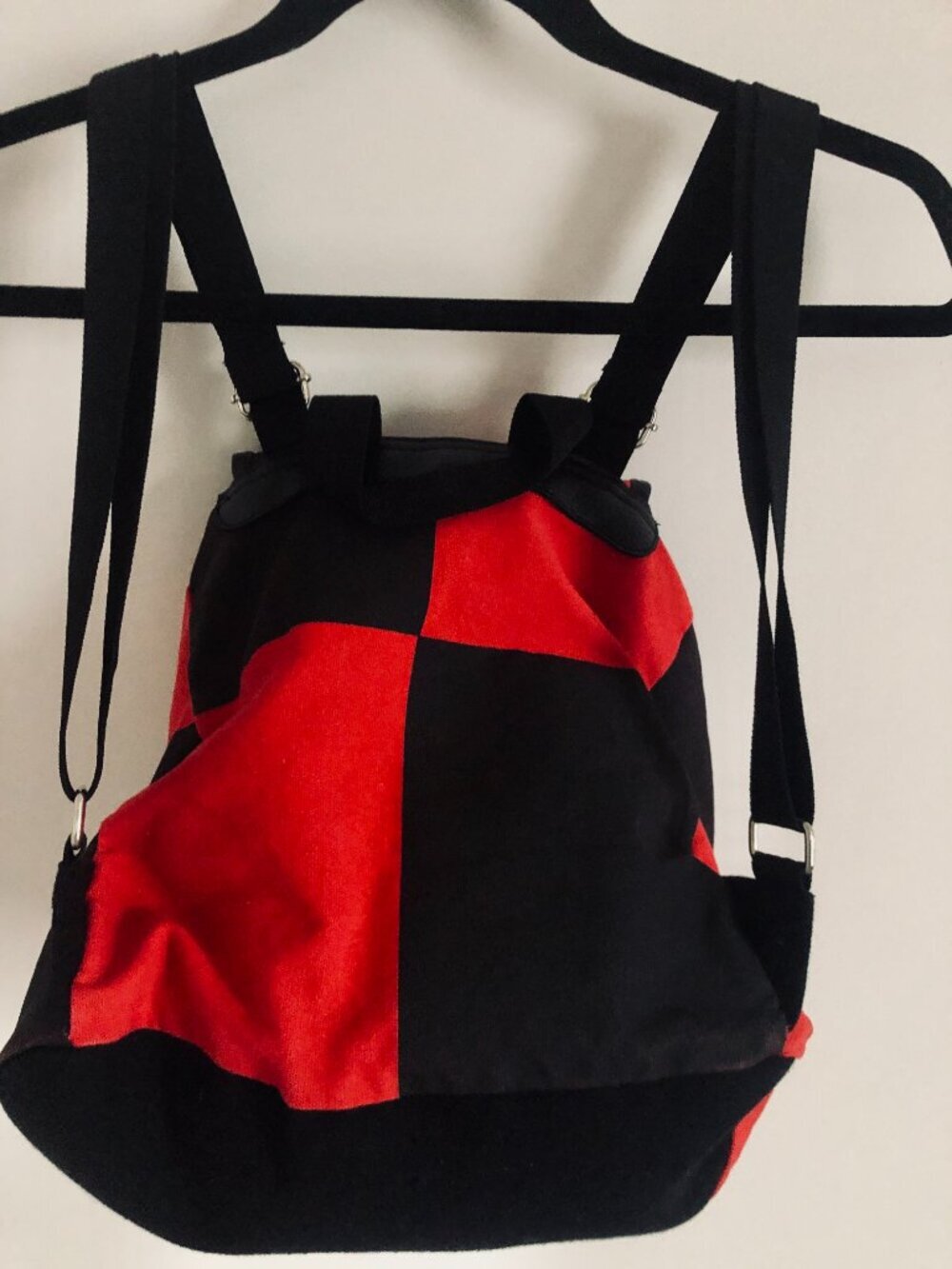 DC Comics Harley Quinn Backpack Rare Suicide Squad Red Black Cosplay 32x30cm - Picture 7 of 15